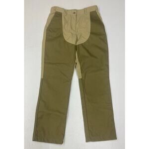 Women L.L. Bean nylon double knee outdoor hunting canvas pants, 8